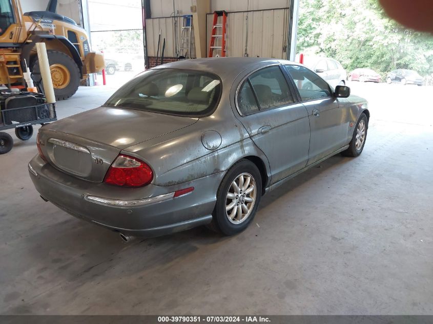 SAJDA01P12GM44798 | 2002 JAGUAR S-TYPE