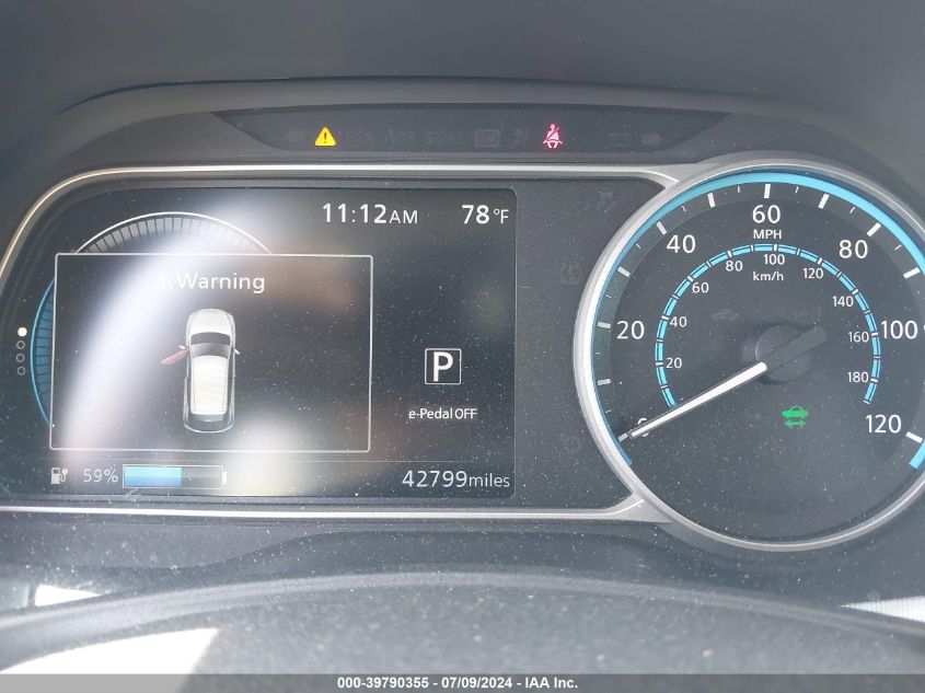 2018 Nissan Leaf S VIN: 1N4AZ1CP0JC301656 Lot: 39790355