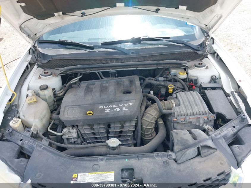 2012 Dodge Avenger Se VIN: 1C3CDZAB8CN311306 Lot: 39790381