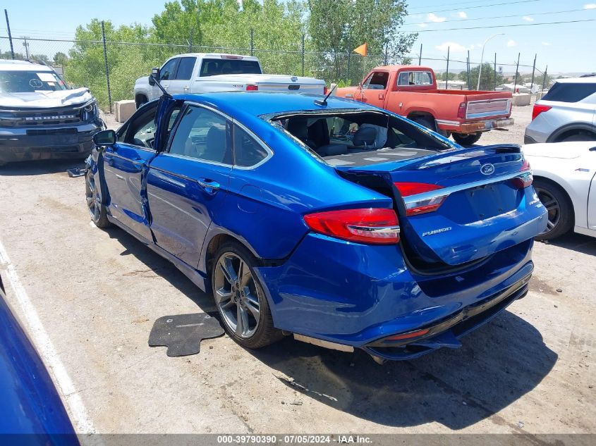 2017 Ford Fusion Sport VIN: 3FA6P0VP5HR398514 Lot: 39790390