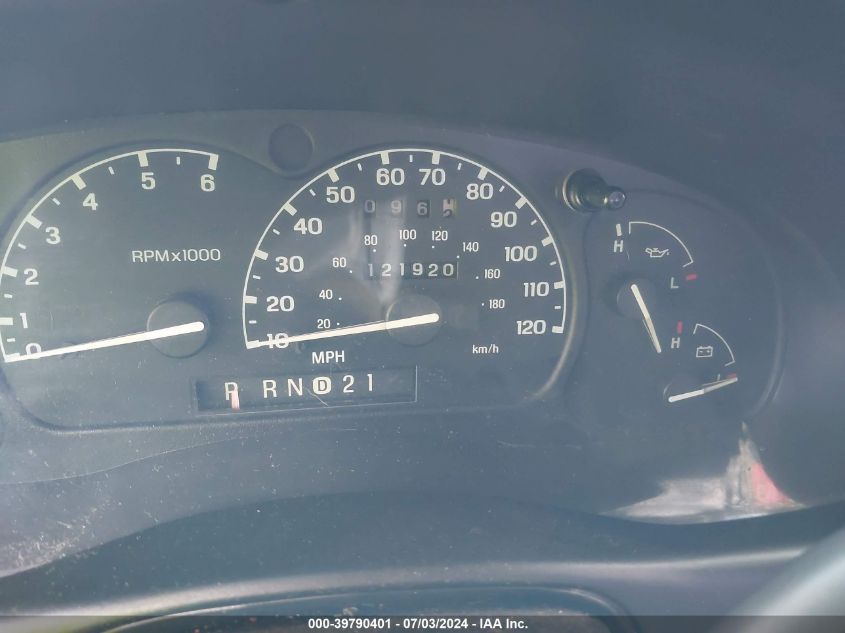 2001 Ford Ranger Edge/Xl/Xlt VIN: 1FTYR10UX1PA58997 Lot: 39790401