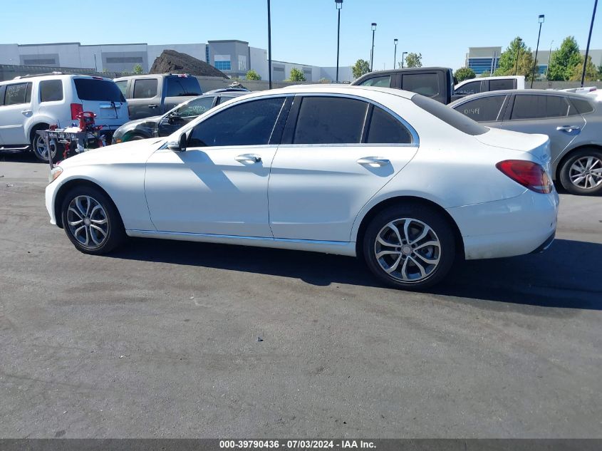 2016 Mercedes-Benz C 300 4Matic/Luxury 4Matic/Sport 4Matic VIN: 55SWF4KBXGU099709 Lot: 39790436