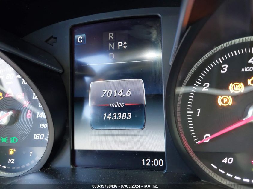 2016 Mercedes-Benz C 300 4Matic/Luxury 4Matic/Sport 4Matic VIN: 55SWF4KBXGU099709 Lot: 39790436