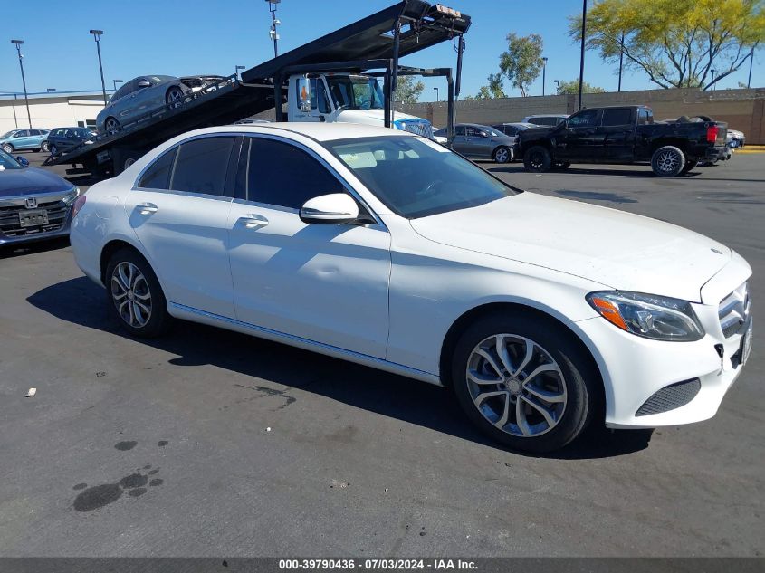 2016 Mercedes-Benz C 300 4Matic/Luxury 4Matic/Sport 4Matic VIN: 55SWF4KBXGU099709 Lot: 39790436