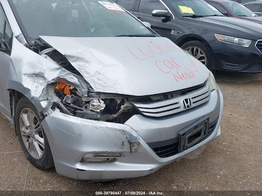 2010 Honda Insight Ex VIN: JHMZE2H7XAS034702 Lot: 39790447