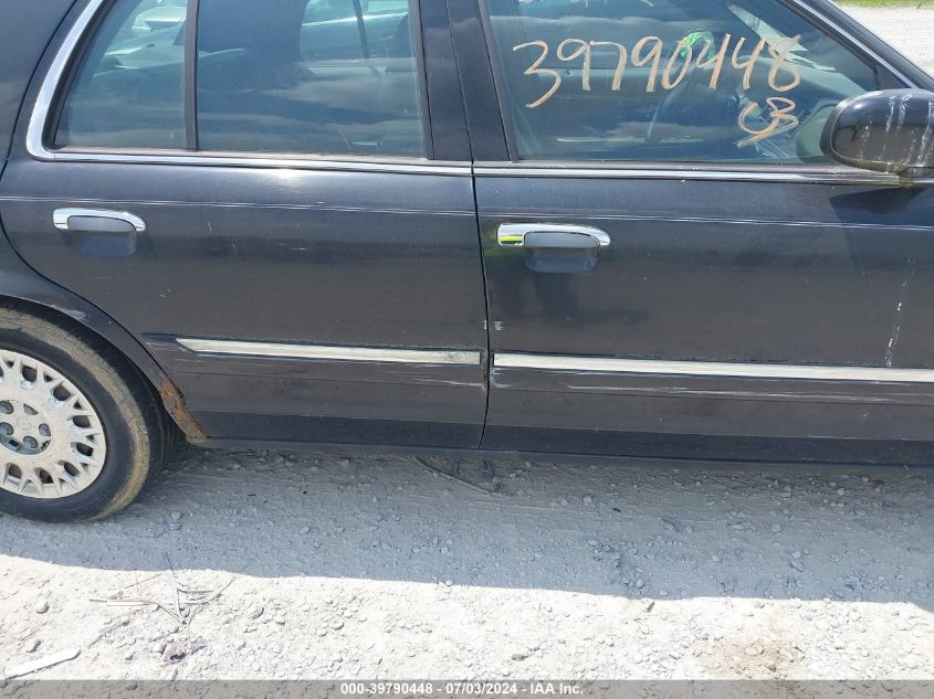 2003 Mercury Grand Marquis Gs VIN: 2MEFM74W83X696035 Lot: 39790448