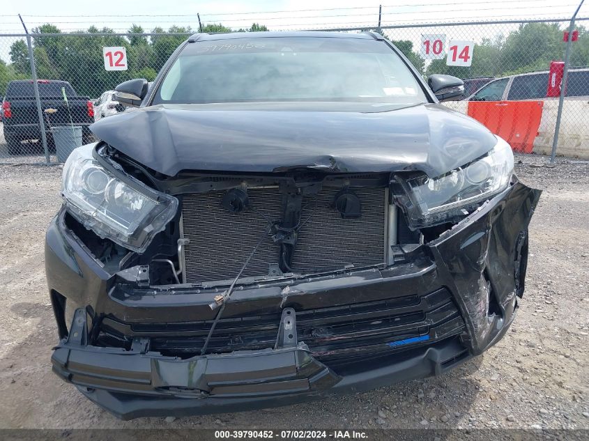 2018 Toyota Highlander Se VIN: 5TDJZRFHXJS900270 Lot: 39790452