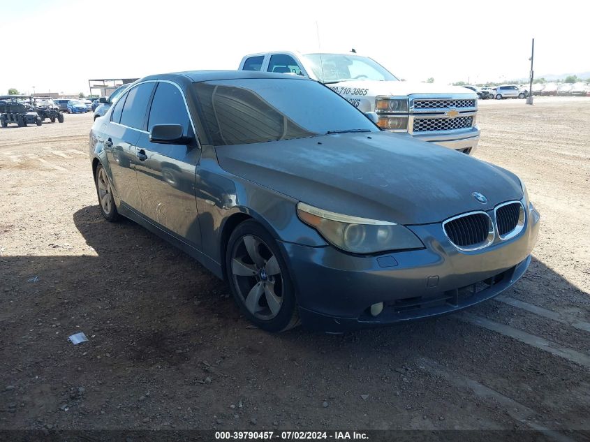 2004 BMW 530I VIN: WBANA73534B058596 Lot: 39790457