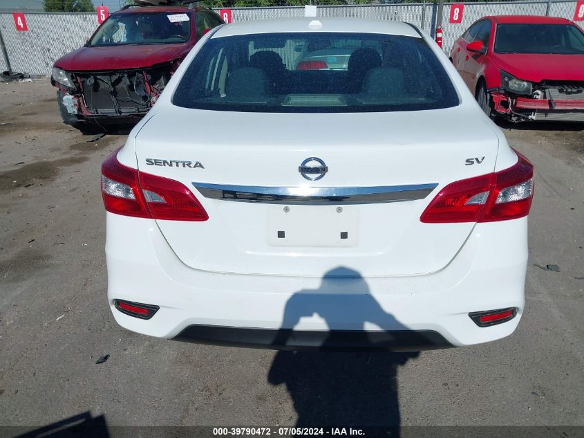 2019 Nissan Sentra Sv VIN: 3N1AB7AP1KY318708 Lot: 39790472