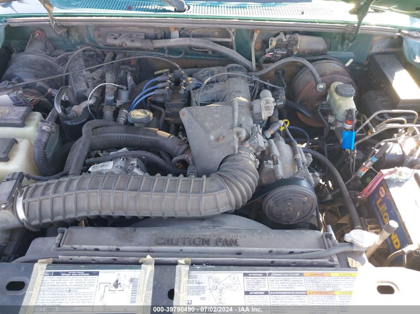 2000 Ford Ranger Xlt VIN: 1FTZR15X8YTA93790 Lot: 39790490