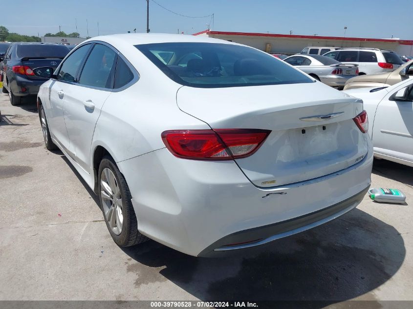 1C3CCCAB0FN578220 2015 Chrysler 200 Limited