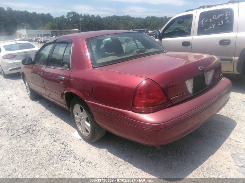 2003 Ford Crown Victoria Lx VIN: 2FAFP74W23X166139 Lot: 39790532