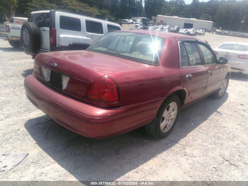 2003 Ford Crown Victoria Lx VIN: 2FAFP74W23X166139 Lot: 39790532