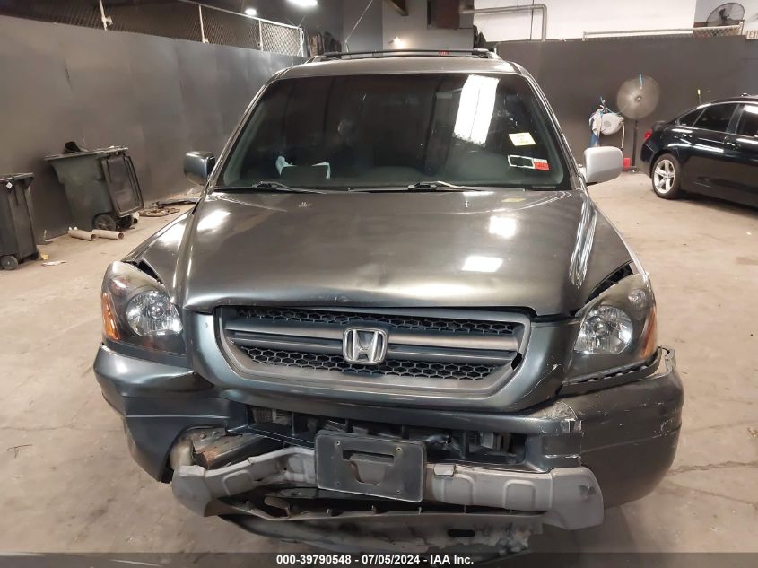2004 Honda Pilot Ex VIN: 2HKYF18404H570605 Lot: 39790548