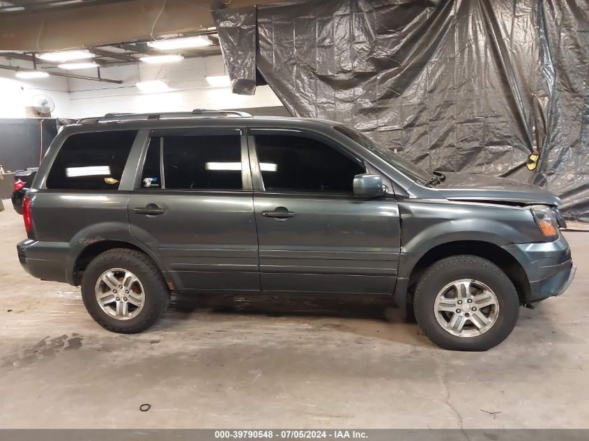 2004 Honda Pilot Ex VIN: 2HKYF18404H570605 Lot: 39790548