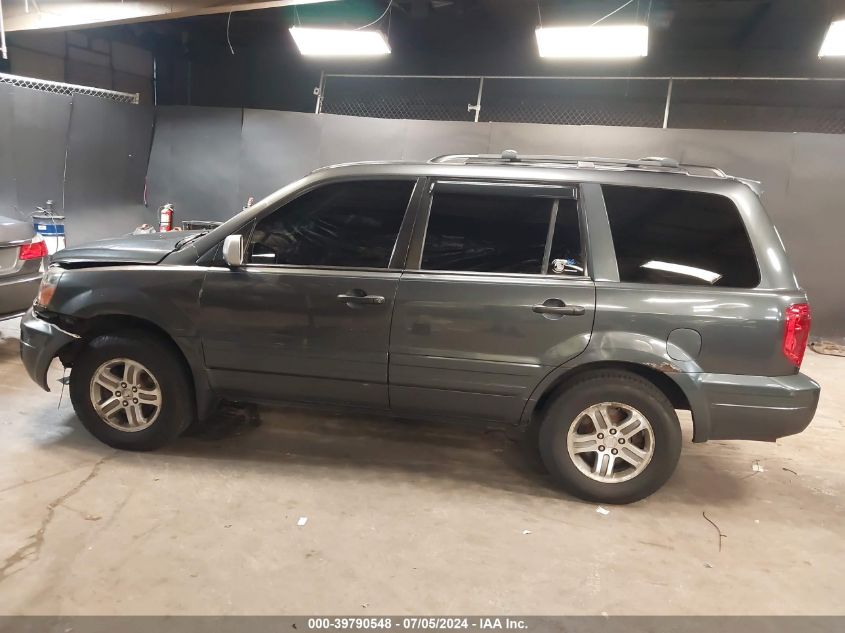 2004 Honda Pilot Ex VIN: 2HKYF18404H570605 Lot: 39790548