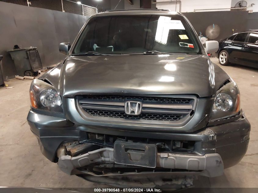 2004 Honda Pilot Ex VIN: 2HKYF18404H570605 Lot: 39790548