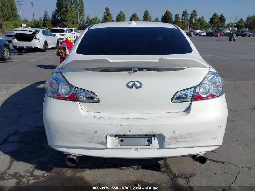 2012 Infiniti G37 Journey VIN: JN1CV6AP4CM931257 Lot: 39790558