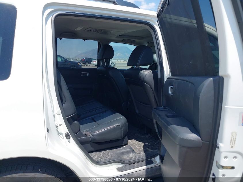 2014 Honda Pilot Touring VIN: 5FNYF4H95EB021298 Lot: 39790563