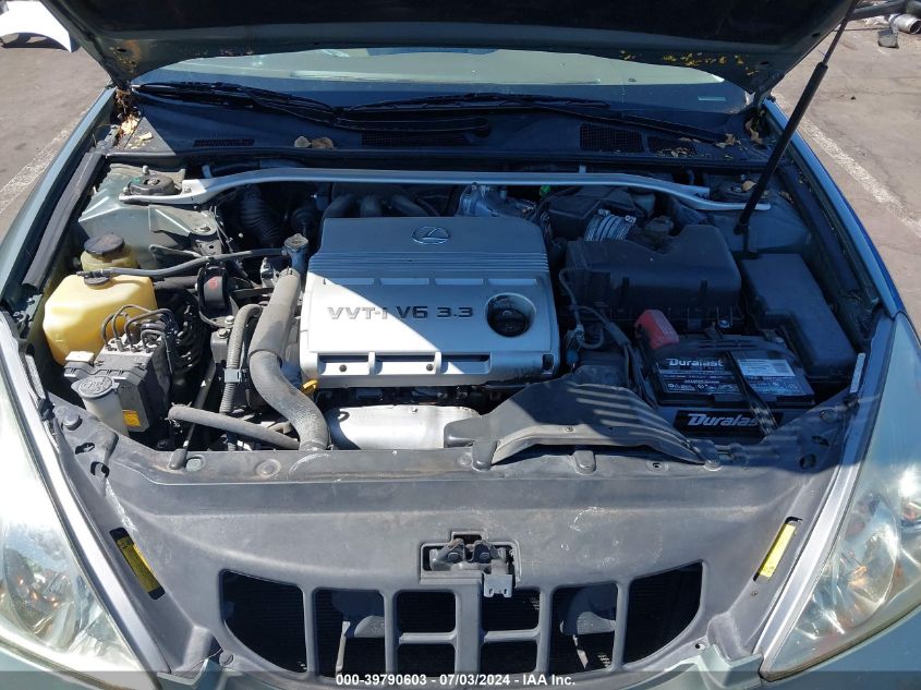 2005 Lexus Es 330 VIN: JTHBA30G155114876 Lot: 39790603