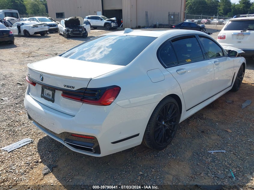 2021 BMW 750I XDRIVE VIN: WBA7U2C00MCF77559