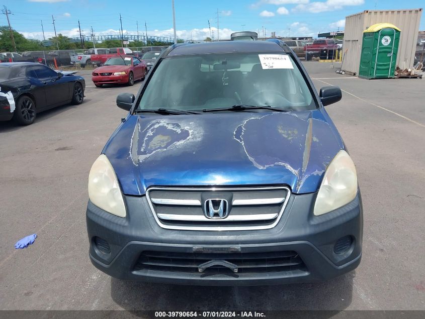 2005 Honda Cr-V Lx VIN: JHLRD68505C001723 Lot: 39790654