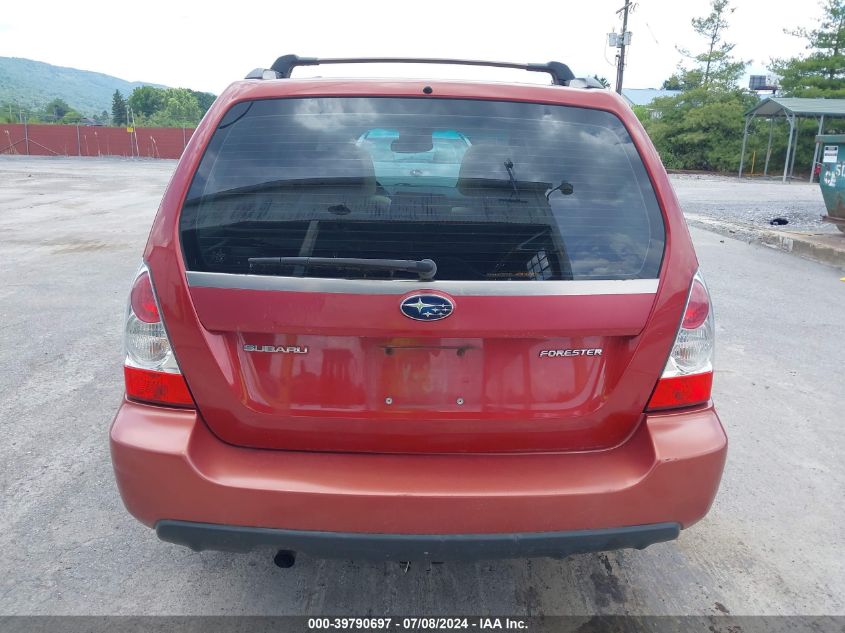 2006 Subaru Forester 2.5X VIN: JF1SG65616H707192 Lot: 39790697