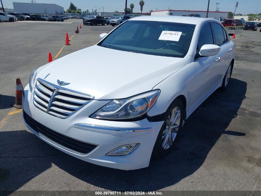 2014 Hyundai Genesis 3.8 VIN: KMHGC4DD9EU261164 Lot: 39790711