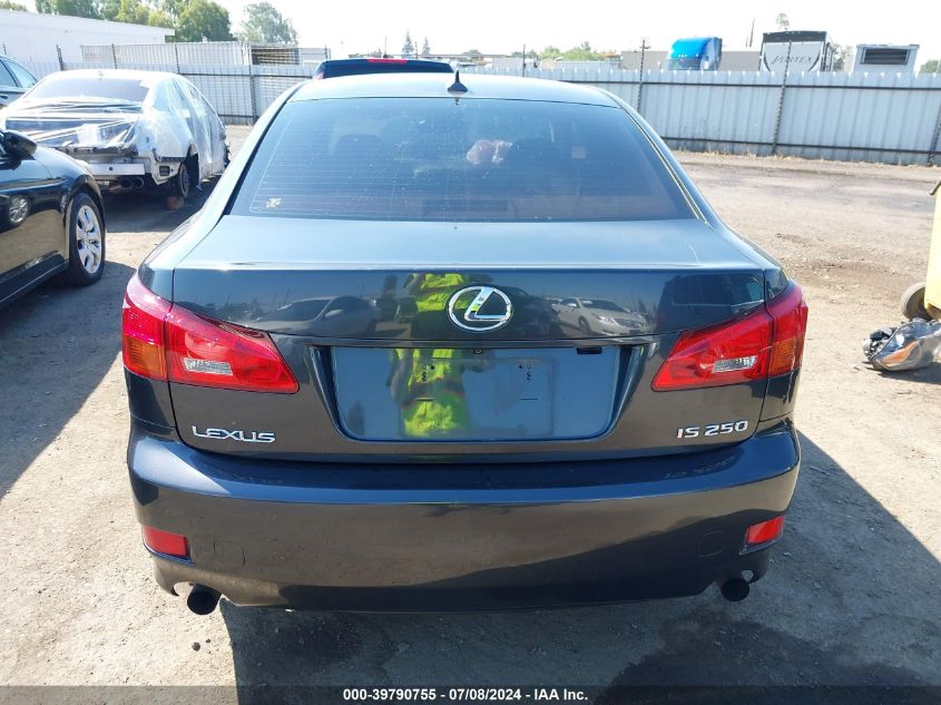 2007 Lexus Is 250 VIN: JTHBK262775026856 Lot: 39790755