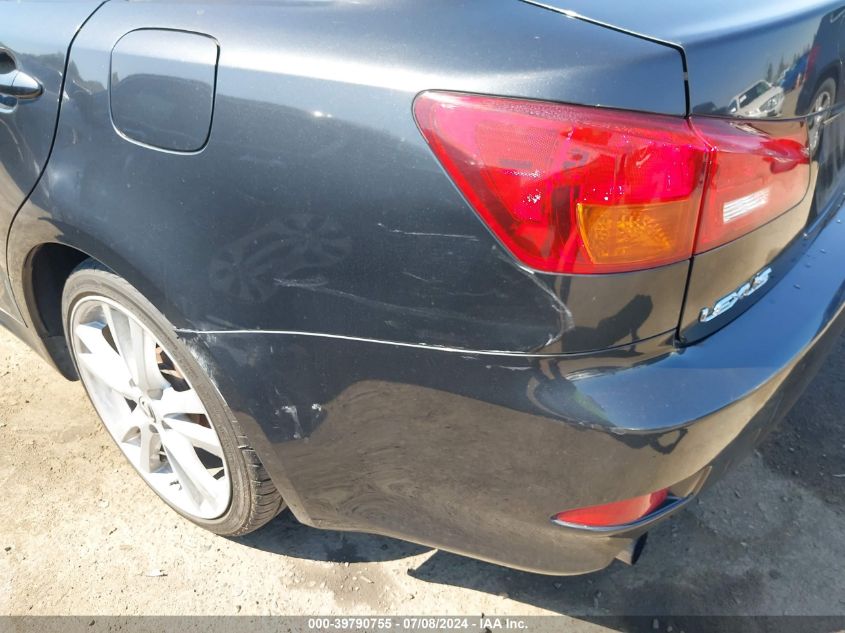 2007 Lexus Is 250 VIN: JTHBK262775026856 Lot: 39790755