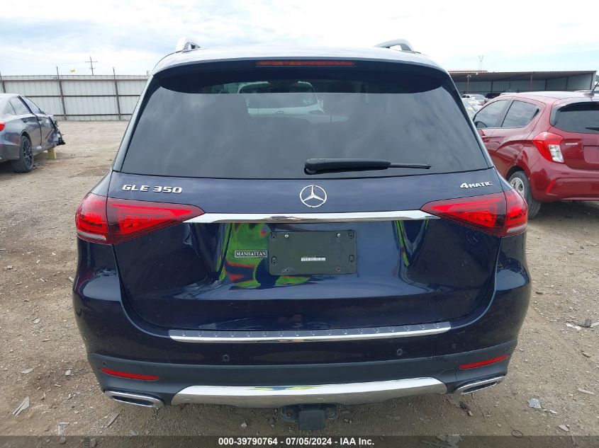 2020 Mercedes-Benz Gle 350 4Matic VIN: 4JGFB4KB1LA187463 Lot: 39790764