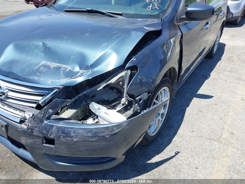 2013 Nissan Sentra Sv VIN: 1N4AB7APXDN906822 Lot: 39790773