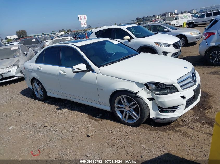 WDDGF4HB1CA674267 2012 Mercedes-Benz C 250 Luxury/Sport