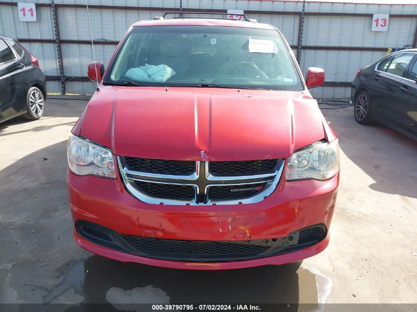 2012 Dodge Grand Caravan Sxt VIN: 2C4RDGCG7CR307883 Lot: 39790795