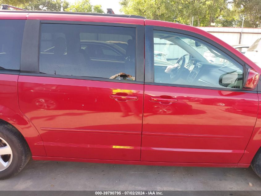 2012 Dodge Grand Caravan Sxt VIN: 2C4RDGCG7CR307883 Lot: 39790795