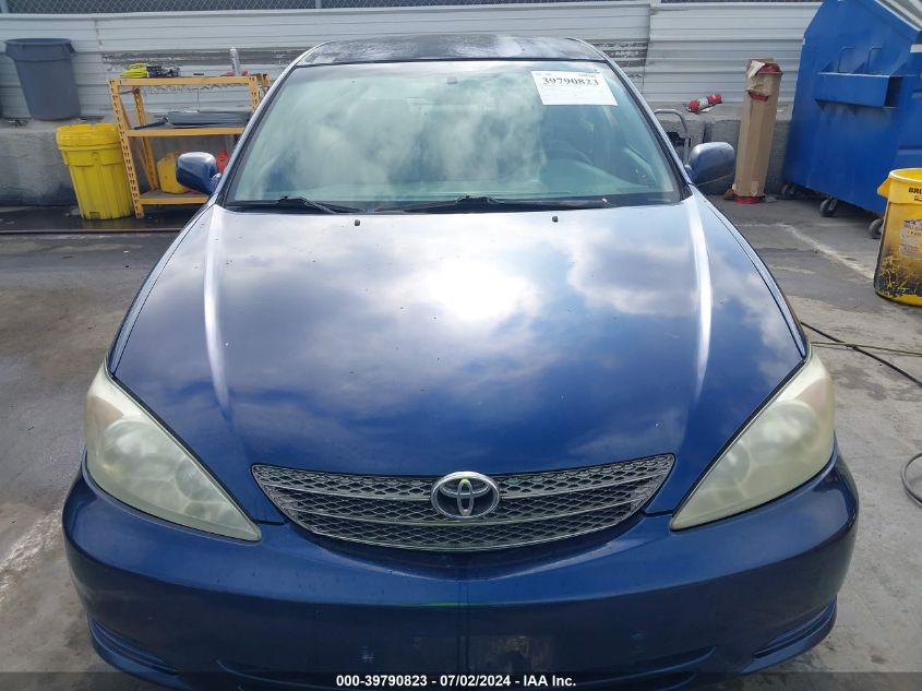 2003 Toyota Camry Le VIN: 4T1BE32K63U244030 Lot: 39790823