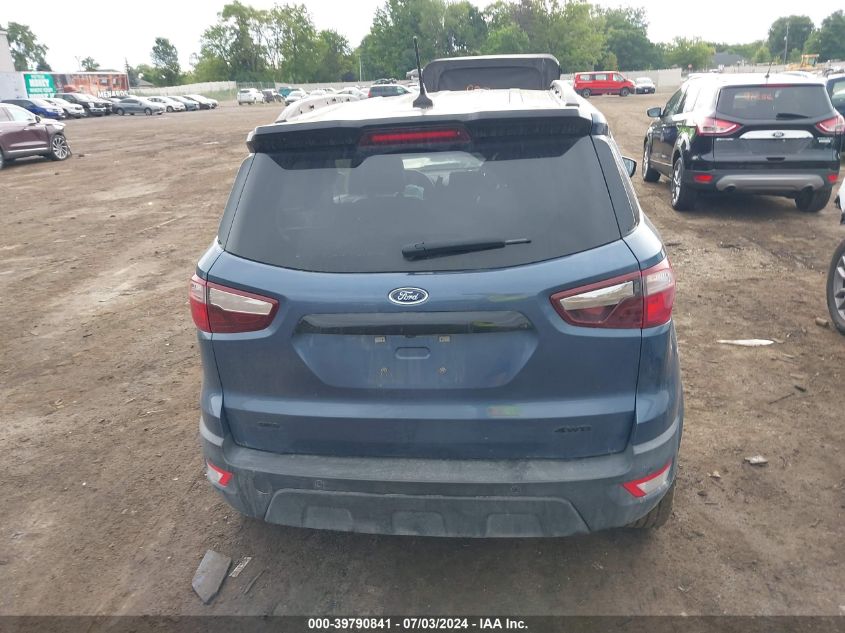 2021 Ford Ecosport Ses VIN: MAJ6S3JL0MC451129 Lot: 39790841