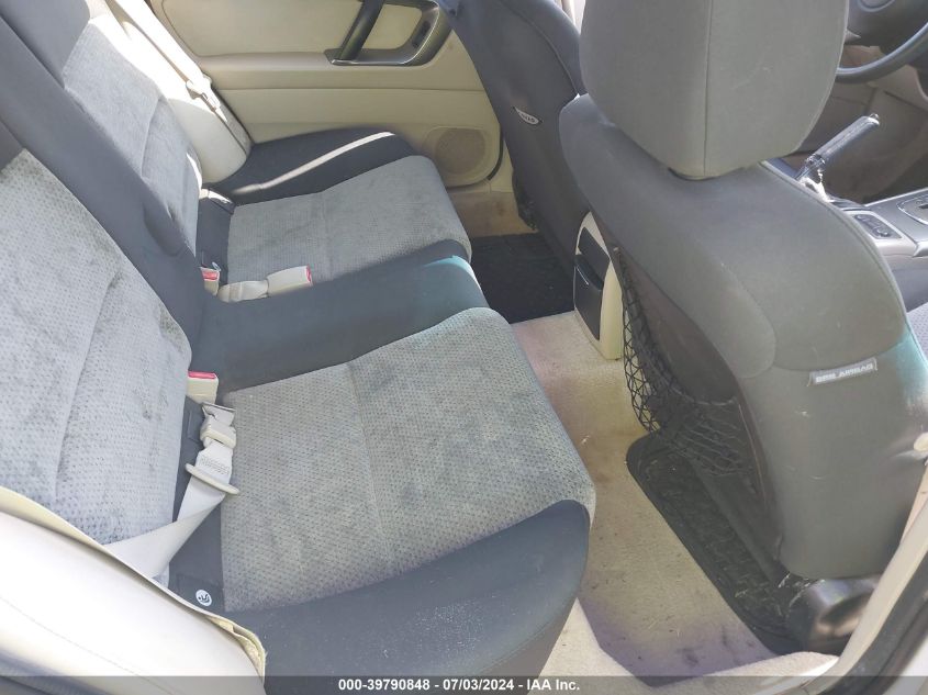 2008 Subaru Outback 2.5I/2.5I L.l. Bean Edition VIN: 4S4BP61C587349928 Lot: 39790848