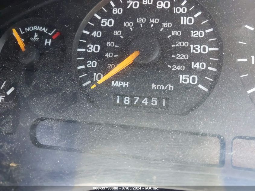 1998 Ford Mustang Gt VIN: 1FAFP42X5WF239563 Lot: 39790888