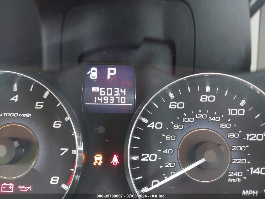 2012 Subaru Outback 2.5I Limited VIN: 4S4BRBKC7C3251713 Lot: 39790897