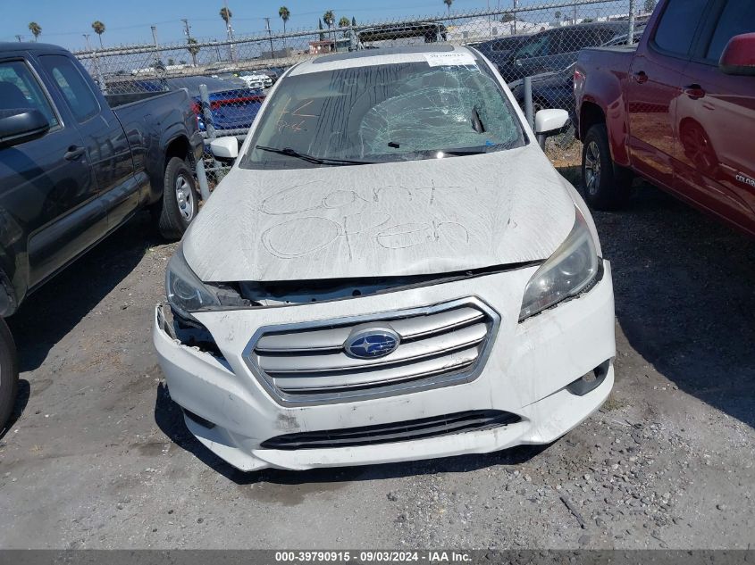 2016 Subaru Legacy 2.5I Limited VIN: 4S3BNAN68G3005825 Lot: 39790915