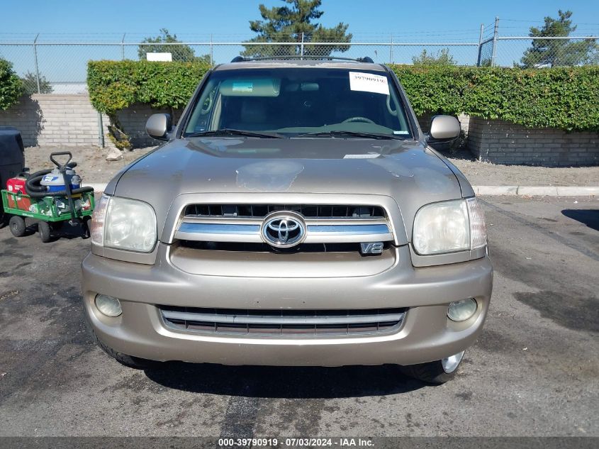 2005 Toyota Sequoia Sr5 V8 VIN: 5TDZT34A25S250881 Lot: 39790919