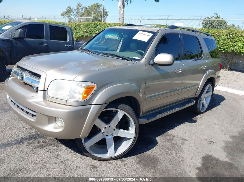 2005 Toyota Sequoia Sr5 V8 VIN: 5TDZT34A25S250881 Lot: 39790919