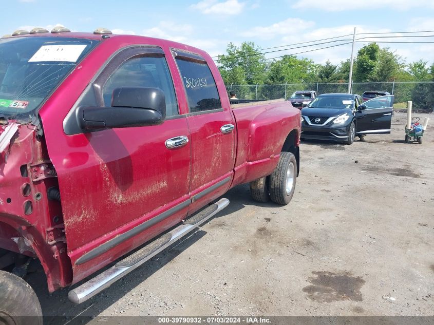 2006 Dodge Ram 3500 Slt/Sport VIN: 3D7MX48C06G250271 Lot: 39790932