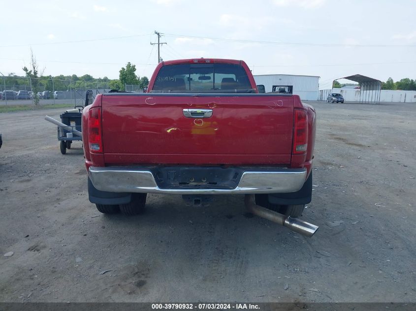 2006 Dodge Ram 3500 Slt/Sport VIN: 3D7MX48C06G250271 Lot: 39790932