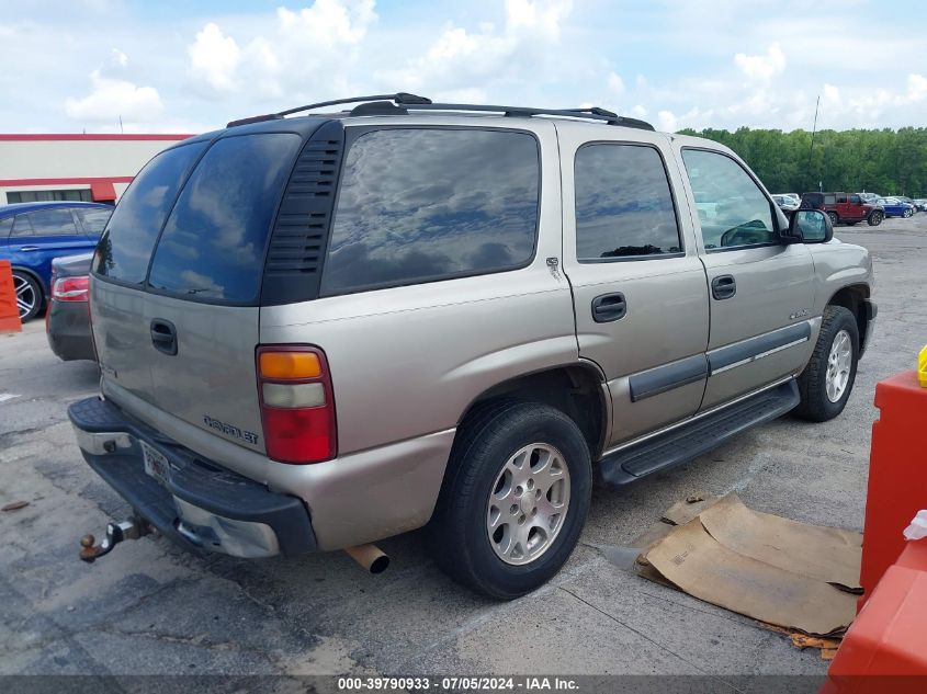 2002 Chevrolet Tahoe C1500 VIN: 1GNEC13Z32R163129 Lot: 39790933