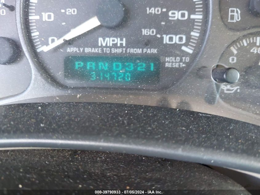 2002 Chevrolet Tahoe C1500 VIN: 1GNEC13Z32R163129 Lot: 39790933