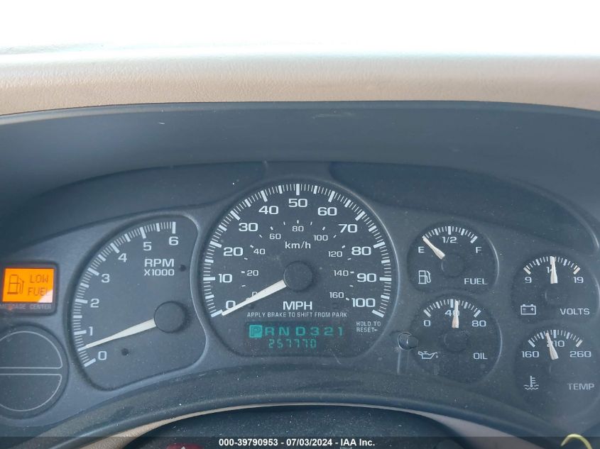 2002 Chevrolet Tahoe Lt VIN: 1GNEK13T72J213690 Lot: 39790953