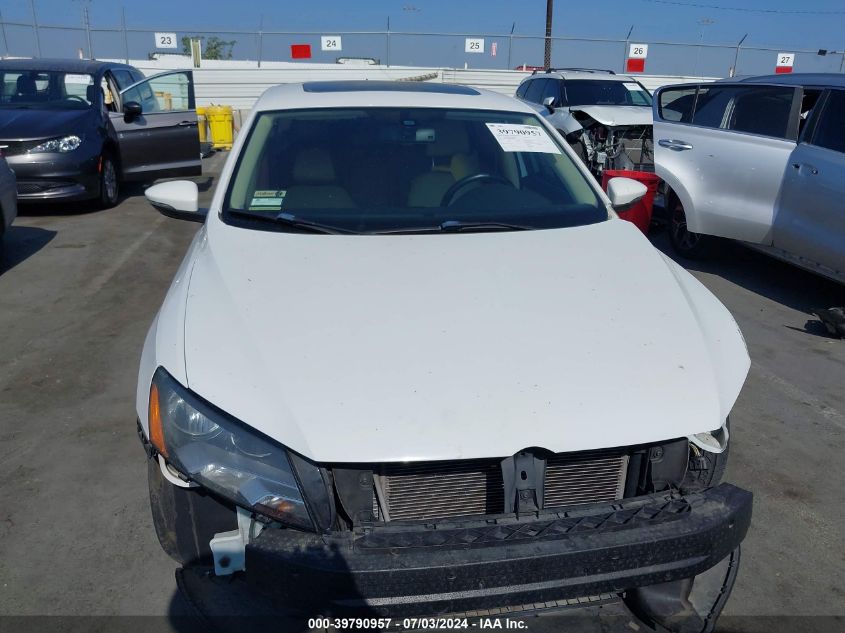 2012 Volkswagen Passat 2.5L Se VIN: 1VWBP7A38CC097308 Lot: 39790957