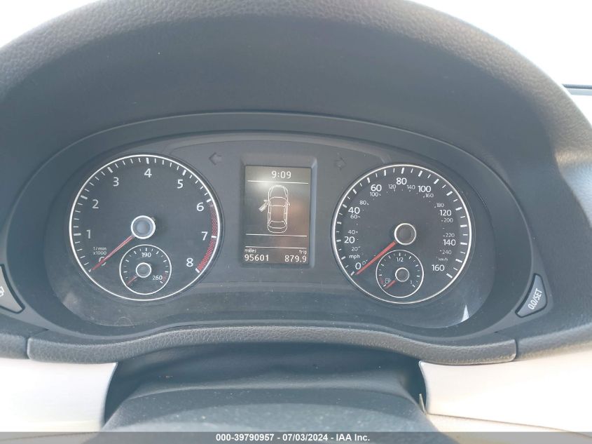 2012 Volkswagen Passat 2.5L Se VIN: 1VWBP7A38CC097308 Lot: 39790957